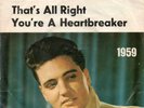 Elvis  Presley German 45 That´s all right  Jahreszahlcover 1959  RCA 47- 9227