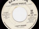 LORRAINE CHANDLER 45 I Can't Change RCA 9349 PROMO RARE NORTHERN SOUL W/ Sleeve