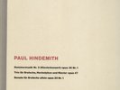 PAUL HINDEMITH- KAMMERMUSIK NR. 2- STUDIO NEUE MUSIK- WERGO