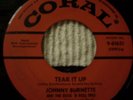 Johnny Burnette, trio, Tear It Up, Coral # 61651, M-