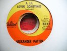 NORTHERN SOUL ALEXANDER PATTEN A LIL LOVIN SOMETIMES CAPITOL RE-ISS