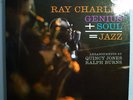 RAY CHARLES w/CLARK TERRY+THAD JONES GENIUS+SOUL=JAZZ ORIG '61 IMPULSE STEREO LP