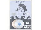 U2 : RIAA GOLD/PLATINUM-AWARD - BOY - ADAM CLAYTON