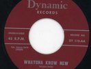 Unique Teens-Whatcha Know New-NM Dynamic Doo Wop 