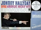 JOHNNY HALLYDAY sings America's Rockin' Hits WHITE LABEL PROMO mono deep groove