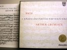 Grumiaux Bach Sonatas & Partitas solo violin NM Philips 3 discs