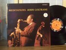 JOHN COLTRANE LP MEDITATIONS ORIGINAL IMPULSE RVG  NM