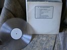 U2  UNFORGETTABLE FIRE TEST PRESSING WHITE LABEL SWEDISH CLEAR VINYL