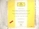 BRAHMS CELLO SONATAS HOELSCHER DGG 138012 RED STEREO