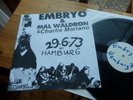 EMBRYO 1973 IN HAMBURG WEISS LABEL PROMO MINT RAAAAAAAR