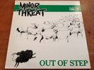 Minor Threat Out Of Step LP German press punk KBD 