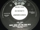 DAVIE JONES & THE KING BEES LIZA JANE 7 LOUIE LOUIE GO HOME DAVID BOWIE 45 HEAR