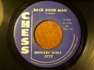 HOWLIN' WOLF Back Door Man / Wang-Dang Doodle on CHESS Chicago Blues 45