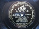 FESS WILLIAMS ROYAL FLUSH ORCH 'DO SHUFFLE' VICTOR V38064 - STUNNER