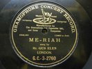 MUSIC HALL: GUS ELEN 'ME-RIAH' SUPER RARE 1906 G&T 78
