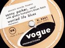 SONNY PARKER Worried Life Blues R&B JAZZ 78 VOGUE 3341 MINT