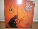 SIGNED LP - UNDER A BLOOD RED SKY - U2