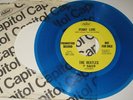 BEATLES PENNY LANE PROMO 45 BLUE VINYL GREEN CAPITOL LABEL  DJ WLP PROMO NM