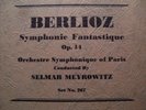 1935 GRAND PRIX DU DISQUE Selmar MEYROWITZ BERLIOZ Symphony Fantastique 78