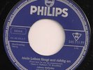 JOHNNY HALLYDAY CHANTE en ALLEMAND PHILIPS pour moi la vie va commencer +1 VG+