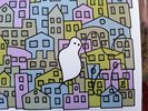 Owen-Ghost Town Vinyl bundle--cover signed by Owen, poster, stickers, pin