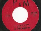 The Young Monkey Men - I Love You P&M 1967 Trenton, NJ Garage 45 EX Hear