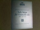 ARCHIV ED.1 SAPM BACH CELLO SUITES FOURNIER 3 LP BOX
