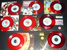 DEPECHE MODE 8 x rote/red German Singles - Erstauflagen / First Releases
