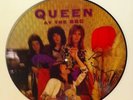 QUEEN PICTURE LP...AT THE BBC WITH BRIAN MAY AUTOGRAPH.PROMO DISC.