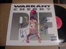 *WARRANT*CHERRY PIE-AUTOGRAPHED COVER