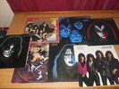 kiss 7 lps peter criss, ace frehley, gene simmons, lick it up, creatures night +