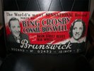 Bing Crosby Connie Boswell UK Brunswick 02492 Basin St. Blues Poster Jazz 78 Era