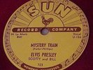 Elvis Presley Sun Label 78 Record Mystery Train, I Forgot To Remember To Forget