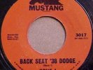 RARE PSYCH 45 RPM, OPUS 1, BACK SEAT 38 DODGE, ON MUSTANG #3017