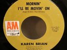 KAREN BRIAN Love Me Not Tomorrow A&M HEAR pop psych Folk STOCK COPY Listen