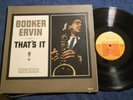 BOOKER ERVIN - That's It on CANDID IN MONO classic 1961 LP Mint-