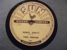 CARL PERKINS BLUE SUEDE SHOES 10