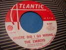 Northern Soul EMBERS Where Did I Go Wrong ATLANTIC 2627 VG++  DJ