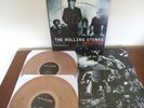 ROLLING STONES STRIPPED CLEAR LIGHT BROWN VINYL 2XLPS WITH INNERS