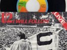 U2 with BONO 45 I WILL FOLLOW with RARE HOLLAND LIVE SLEEVE 1982