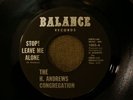 The H. Andrews Congregation DEEP FUNK PRIVATE MOD SOUL 45 MONSTER NORTHERN SOUL