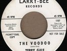 45 WI GARAGE MOD FUZZ TERRY GALE The Voodoo/Just 15 LARRY BEE HEAR