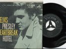 ELVIS PRESLEY 50s JAPAN ES5042 HEARTBREAK HOTEL,VINYL COVER RARE