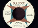 DOO-WOP 45 FOUR GRADUATES ON RUST RECORDS M- SUPERB