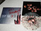 EVERY TIME I DIE HOT DAMN CLEAR WITH BLACK RED SILVER SPLATTER OOP RARE