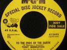 Tony Middleton TO THE ENDS OF THE EARTH Promo 45 NORTHERN SOUL Rare ?