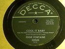 Eddie Fontaine Cool it Baby decca 30042 Rockabilly 78