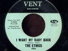 Rare Northern Soul 45 ETHICS I Want My Baby Back VENT