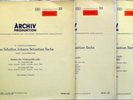 BACH cello suites COMPLETE archive RED Fournier