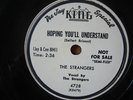 The Strangers Hoping You Understand Just Don't Care rare King doo-wop promo 78